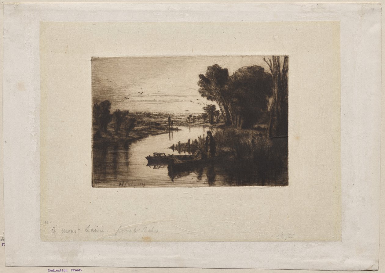 Thames Fisherman av Francis Seymour Haden