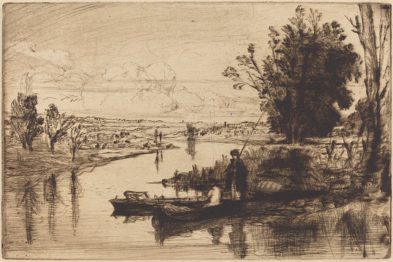 Thames Fishermen av Francis Seymour Haden