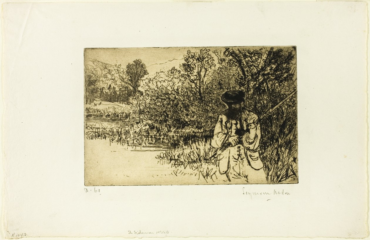 Fiskeren av Francis Seymour Haden