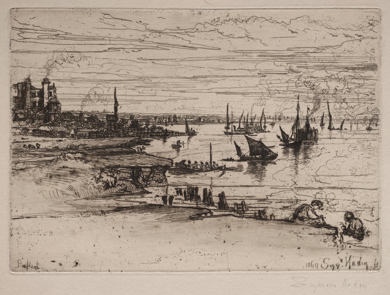 The Inn, Purfleet av Francis Seymour Haden