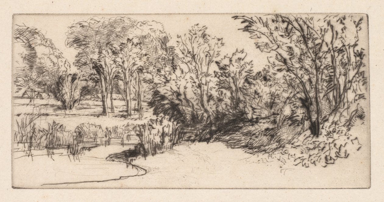 The Little Longsogne, 1896. av Francis Seymour Haden
