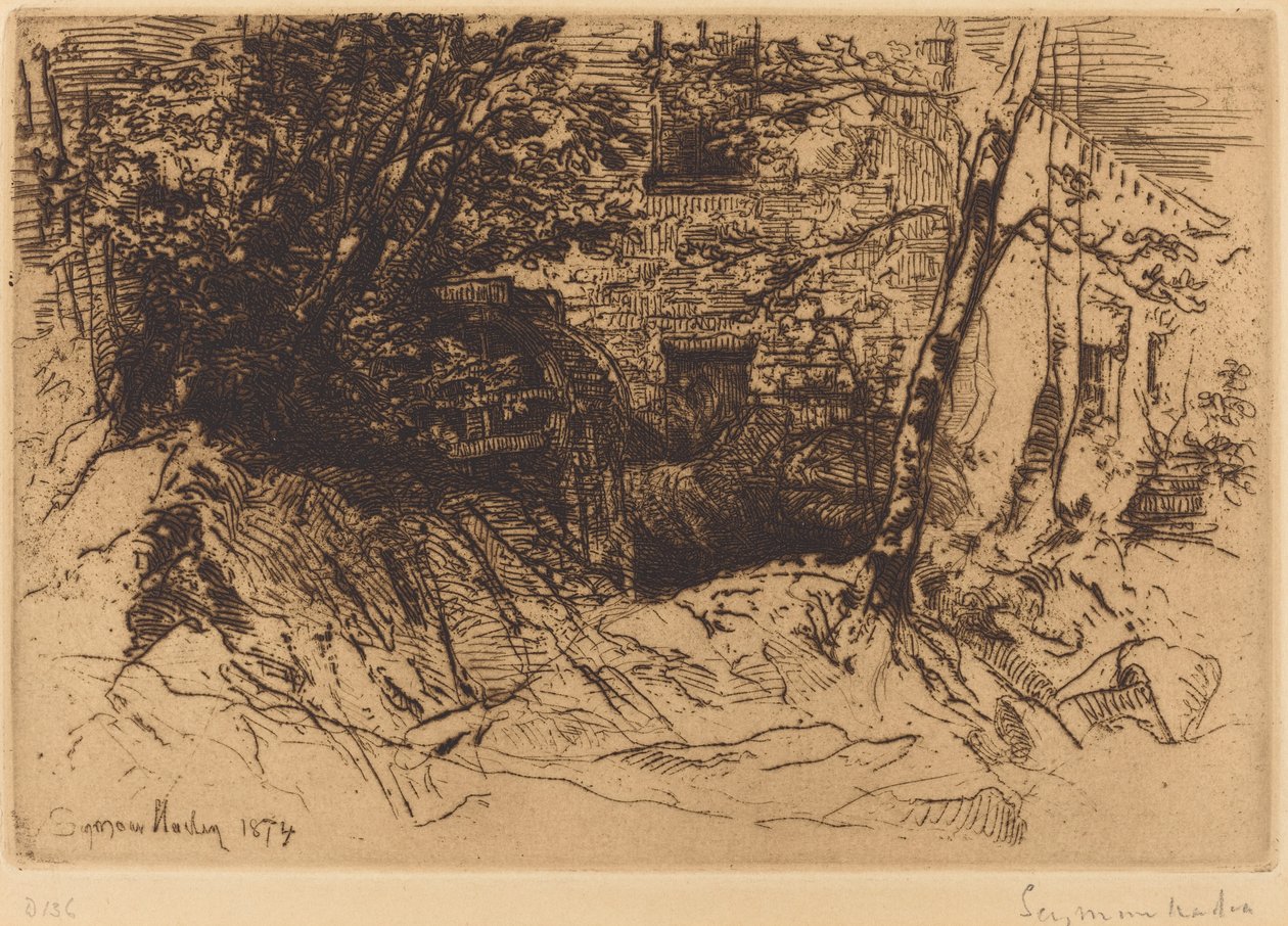 Møllehjulet av Francis Seymour Haden