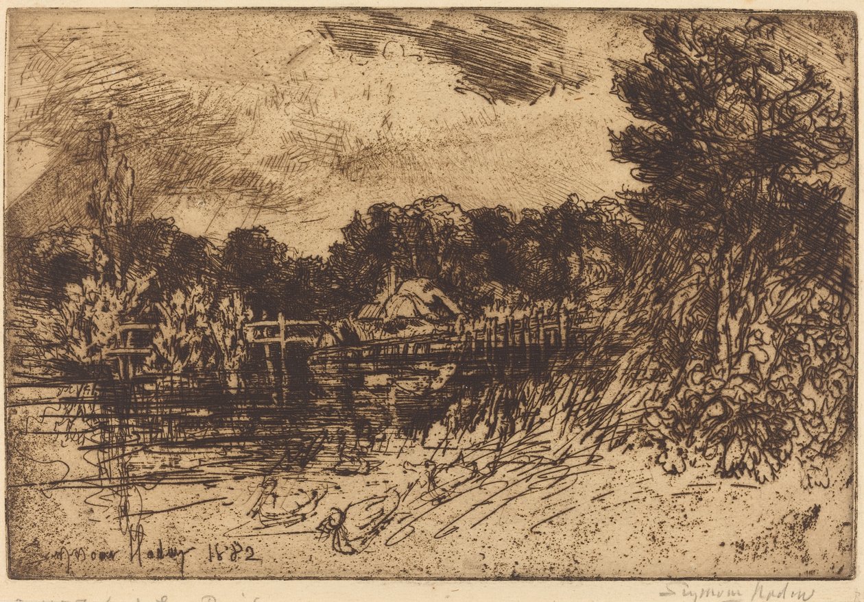 Testen ved Longparish av Francis Seymour Haden