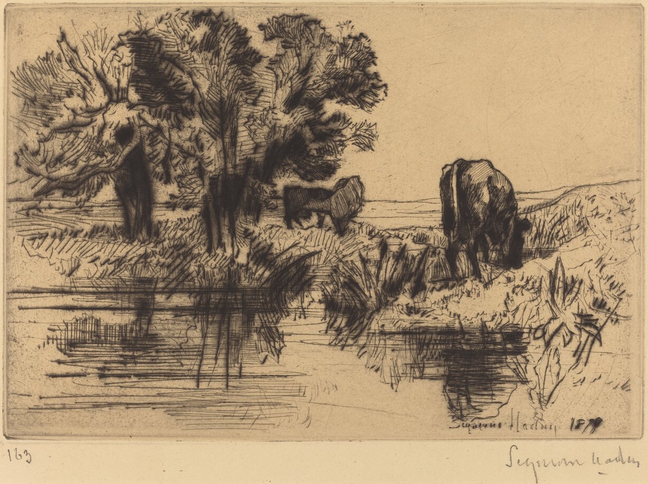De tre kyrne av Francis Seymour Haden
