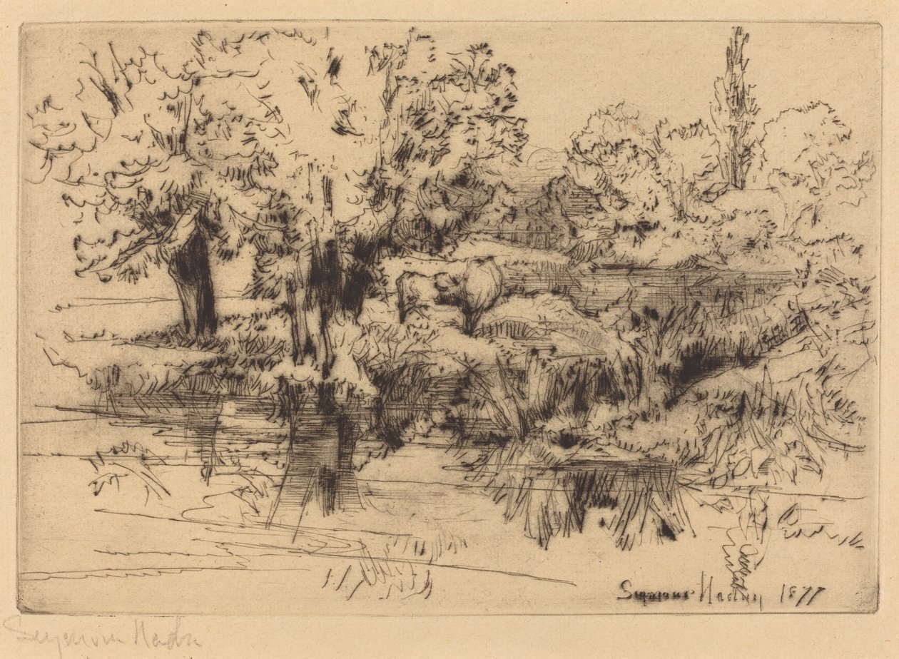 De tre kyrne av Francis Seymour Haden