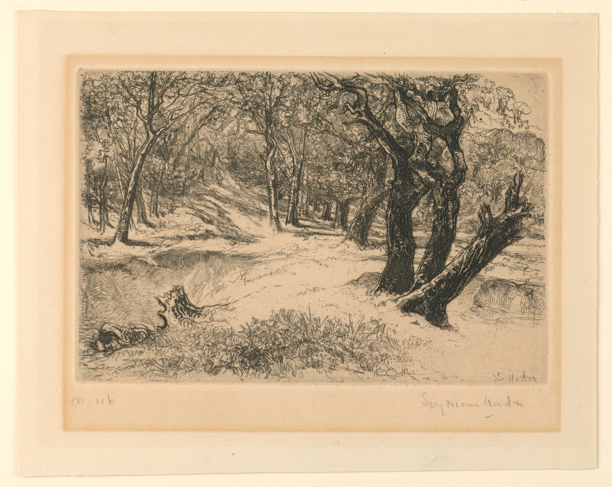 De tre søstrene av Francis Seymour Haden