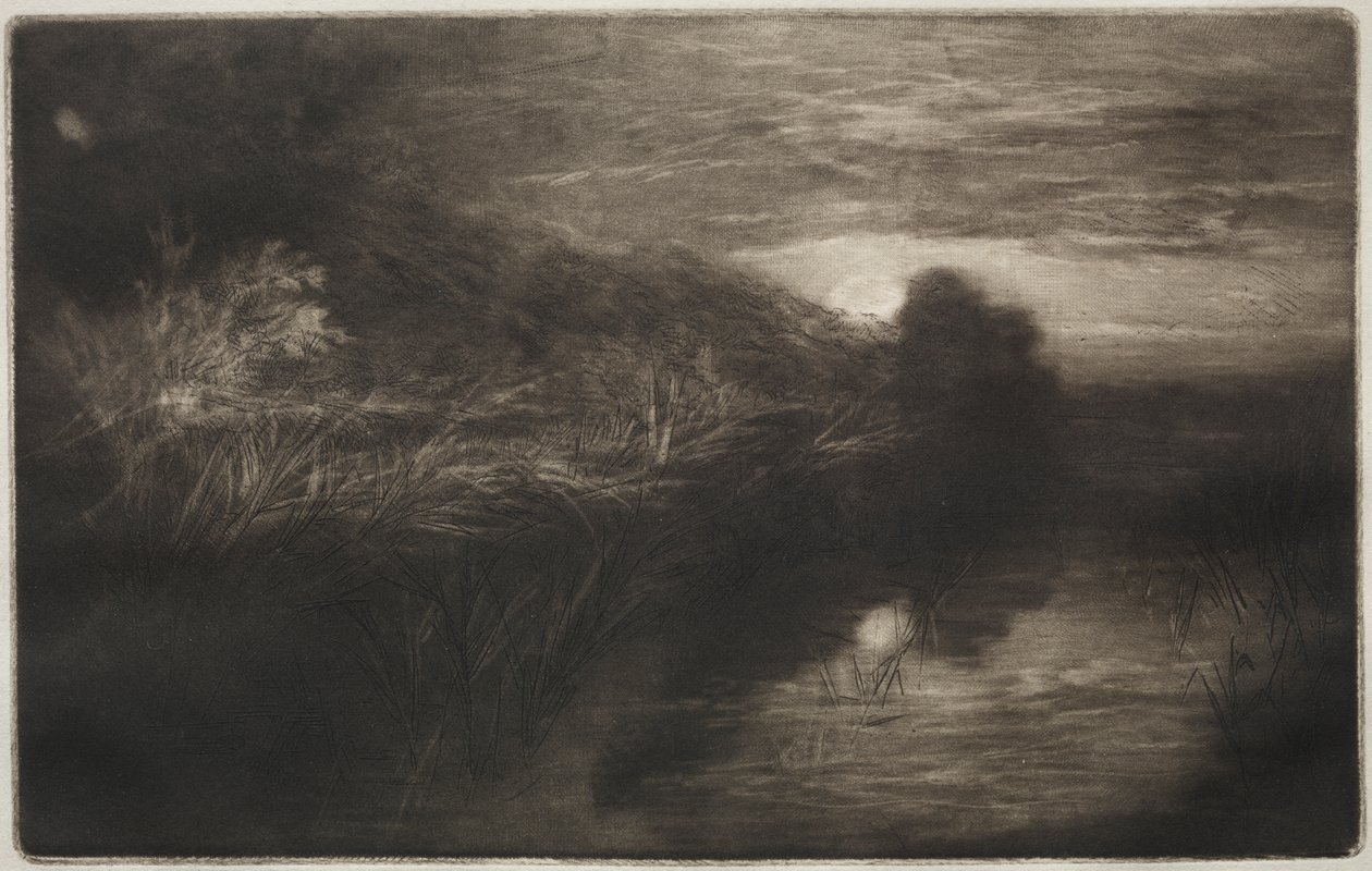 Winchelsea-kanalen av Francis Seymour Haden