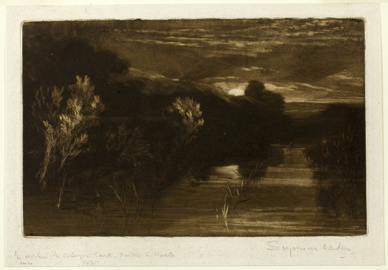 Winchelsea-kanalen av Francis Seymour Haden