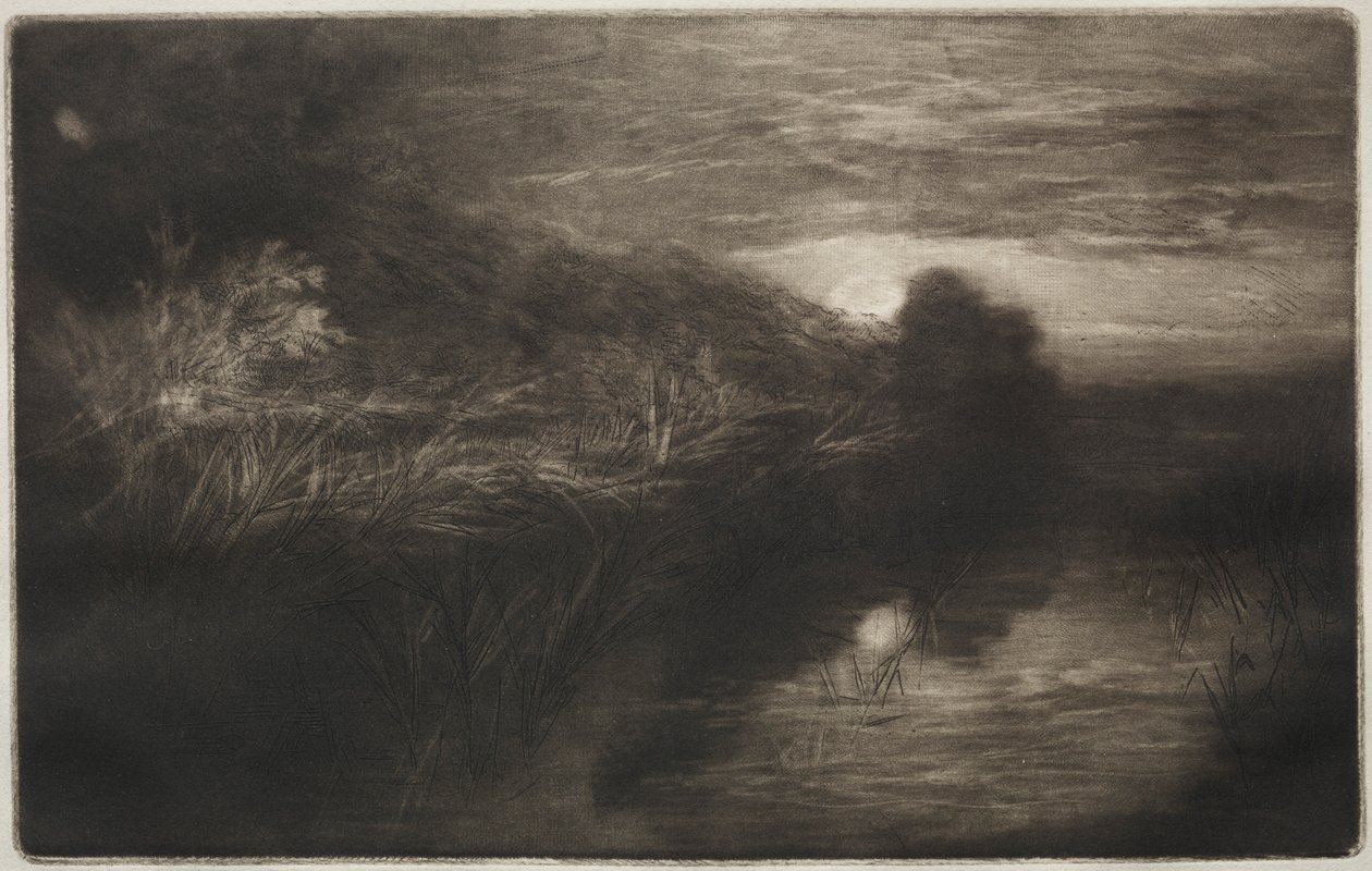 Winchelsea-kanalen, 1877. av Francis Seymour Haden