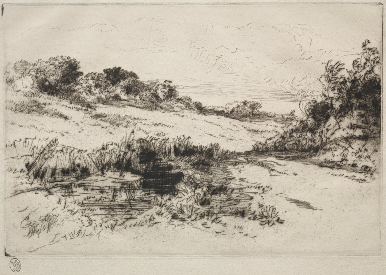 Windmill Hill, nr. 1 av Francis Seymour Haden