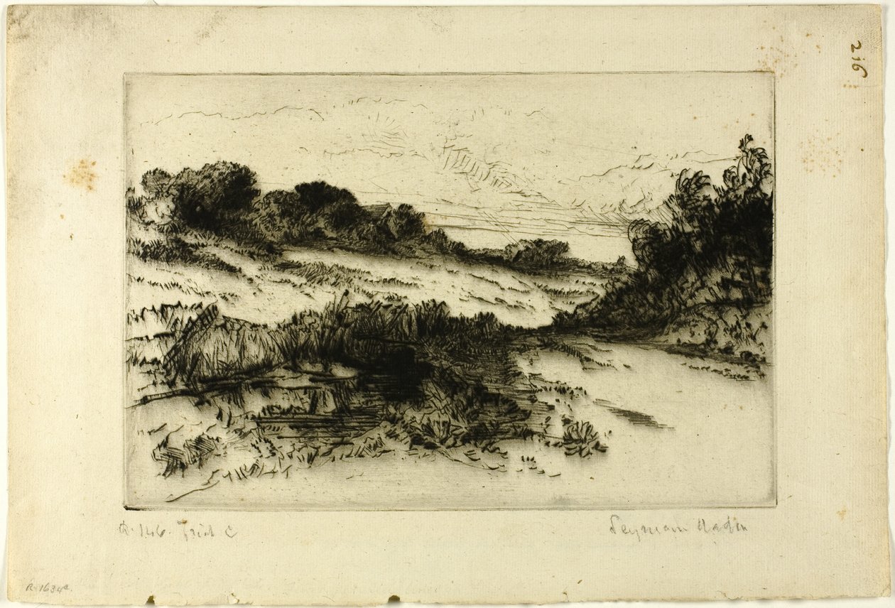 Windmill Hill, nr. I av Francis Seymour Haden