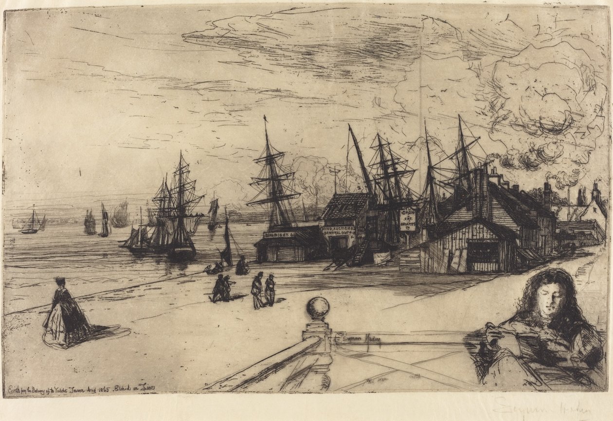 Yacht Tavern, Erith av Francis Seymour Haden