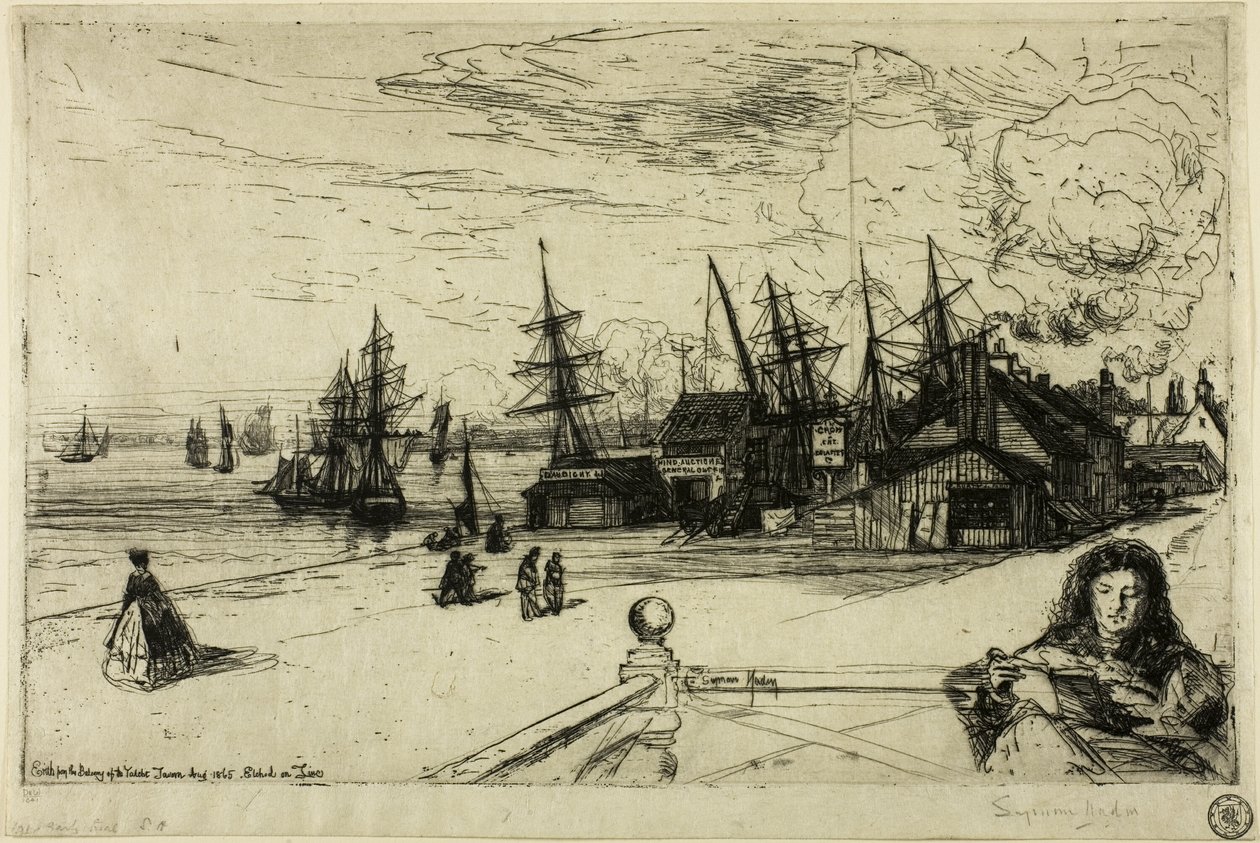 Yacht Tavern, Erith av Francis Seymour Haden