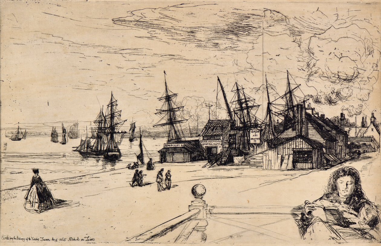 Yacht Tavern, Erith av Francis Seymour Haden