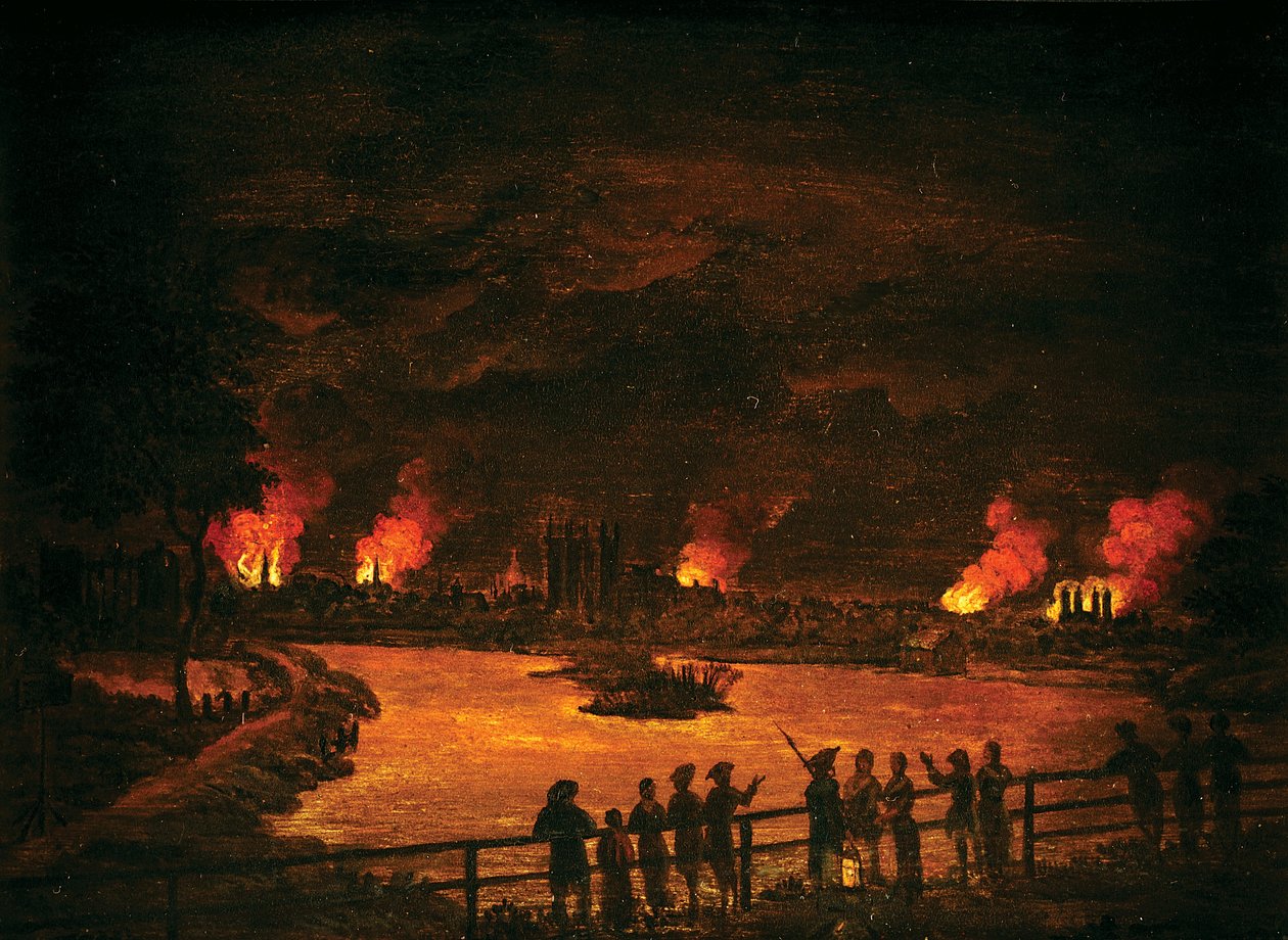 Gordon Riots, 1780 av Francis Swaine