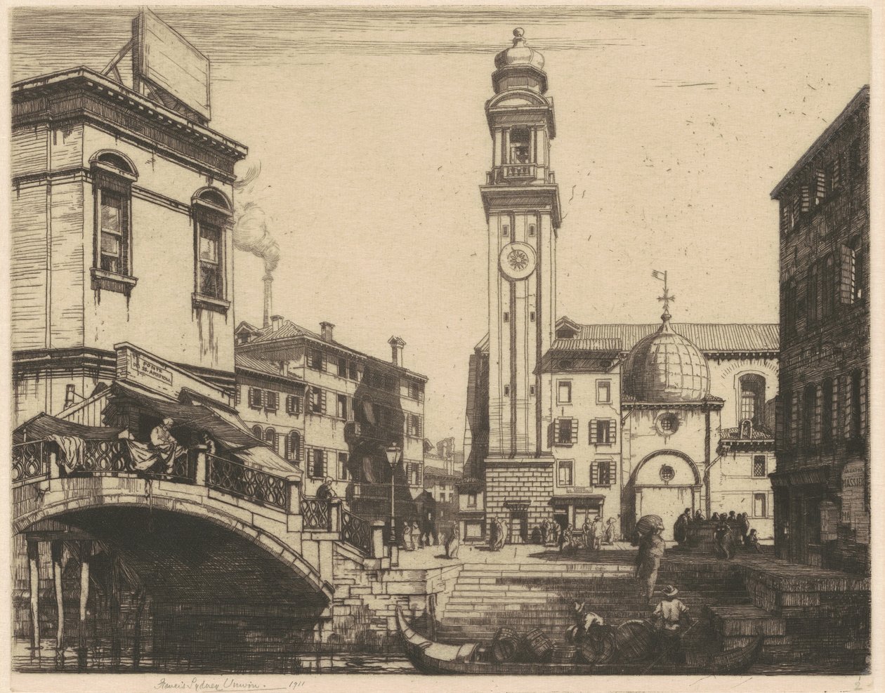 S.S. Apostler, Venezia av Francis Sydney Unwin