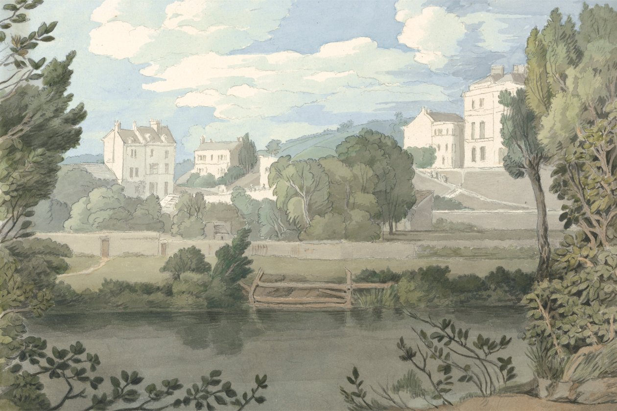 Hus nær Plymouth av Francis Towne