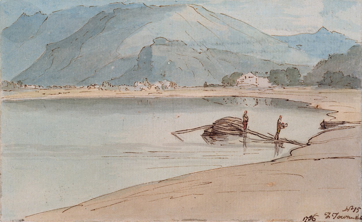 Lake Windermere av Francis Towne