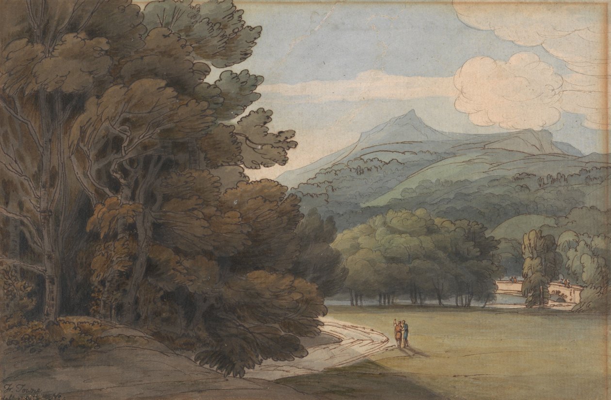 Nær Ambleside av Francis Towne