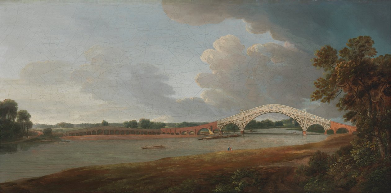 Old Walton Bridge av Francis Towne