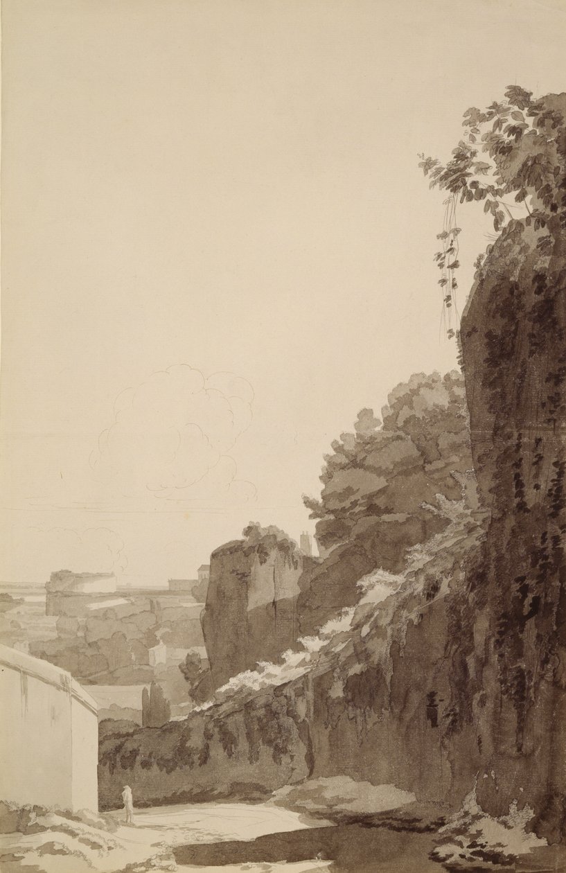 The Baths of Caracalla av Francis Towne