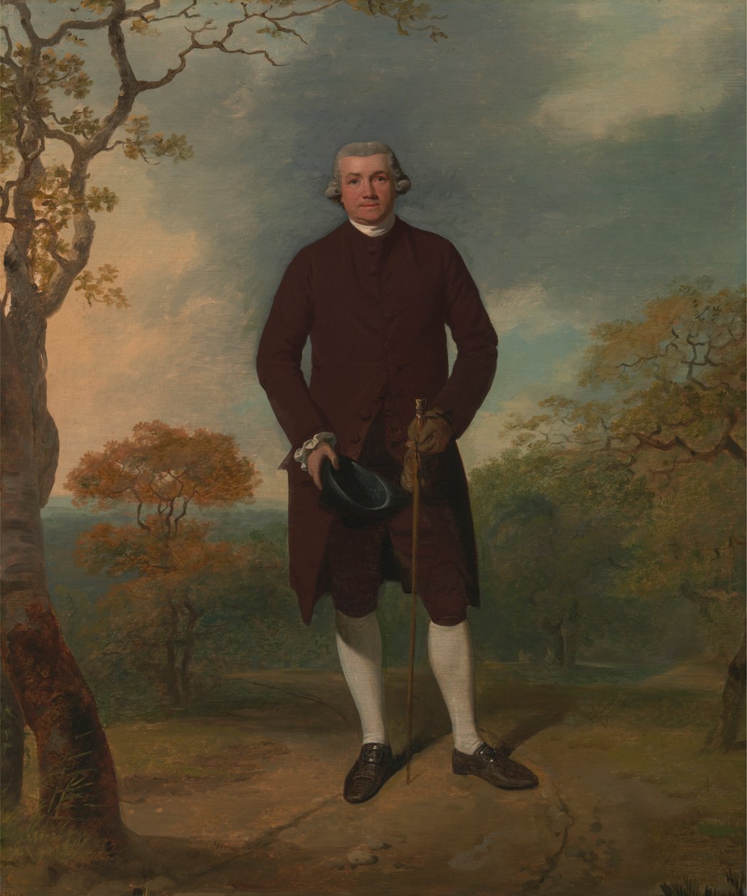 Portrett av en mann, kalt George Basil Woodd av Francis Wheatley
