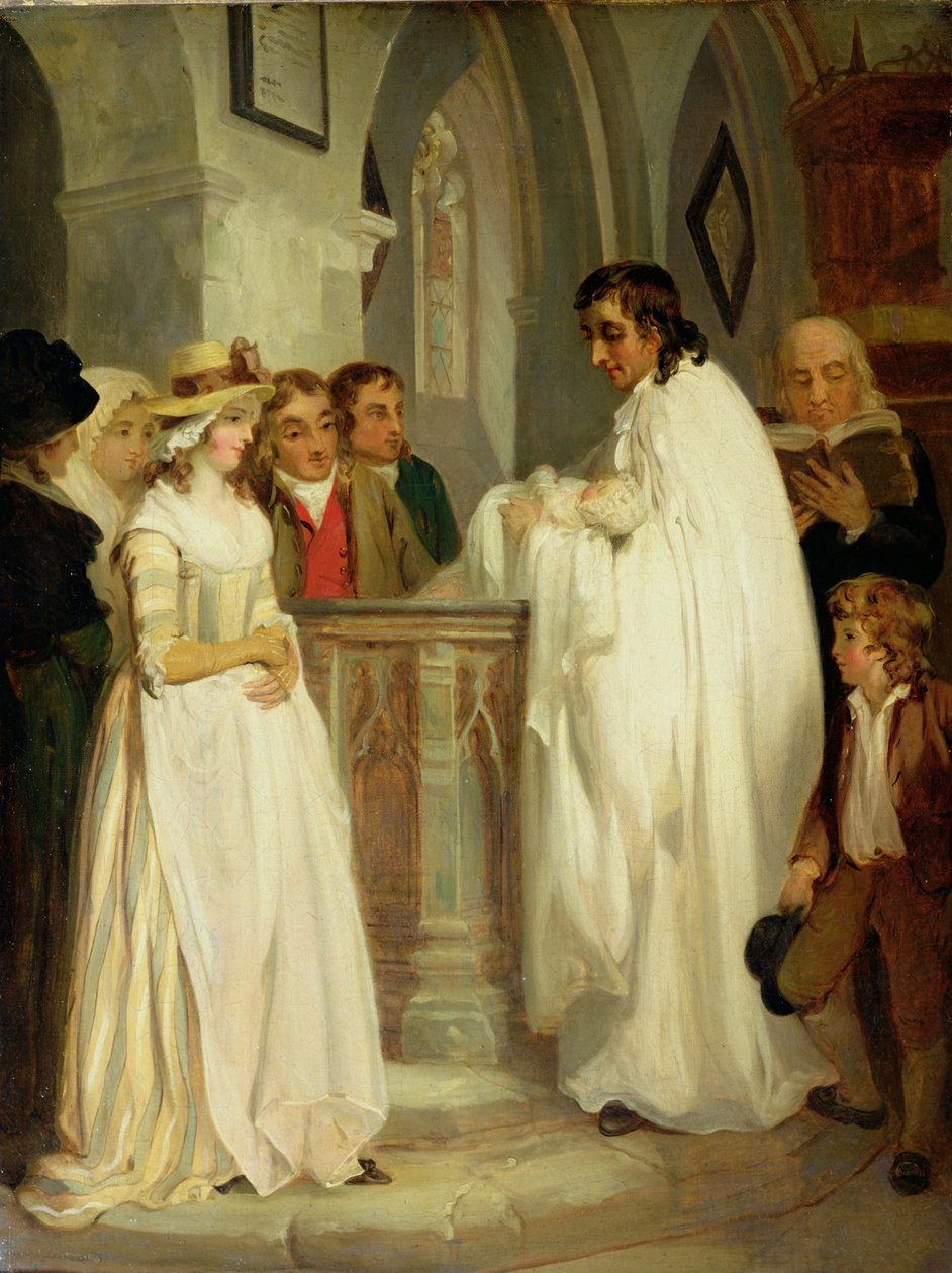 Dåpen (olje på lerret) av Francis Wheatley