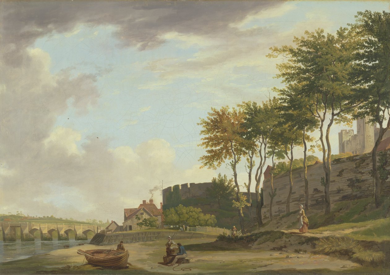 Medway i Rochester av Francis Wheatley