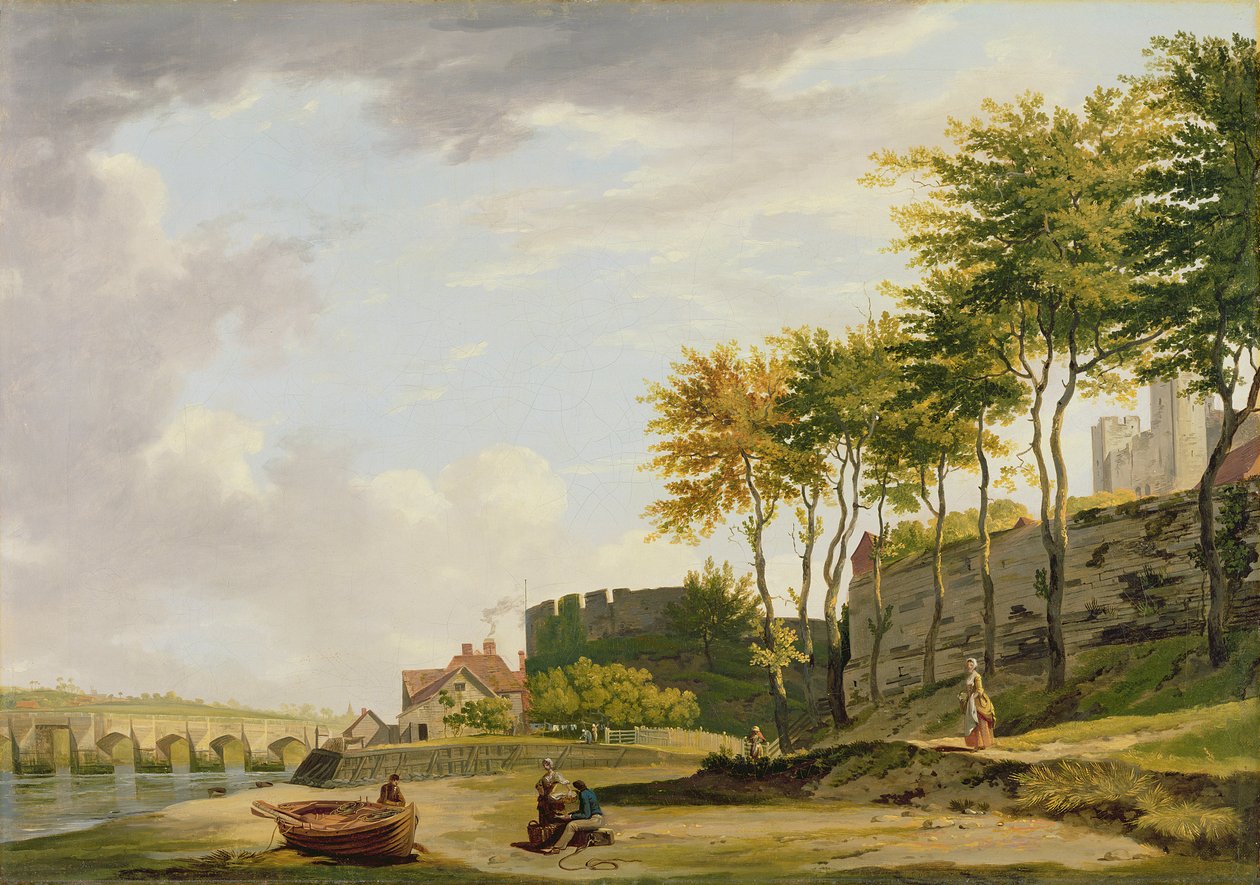 Medway i Rochester av Francis Wheatley