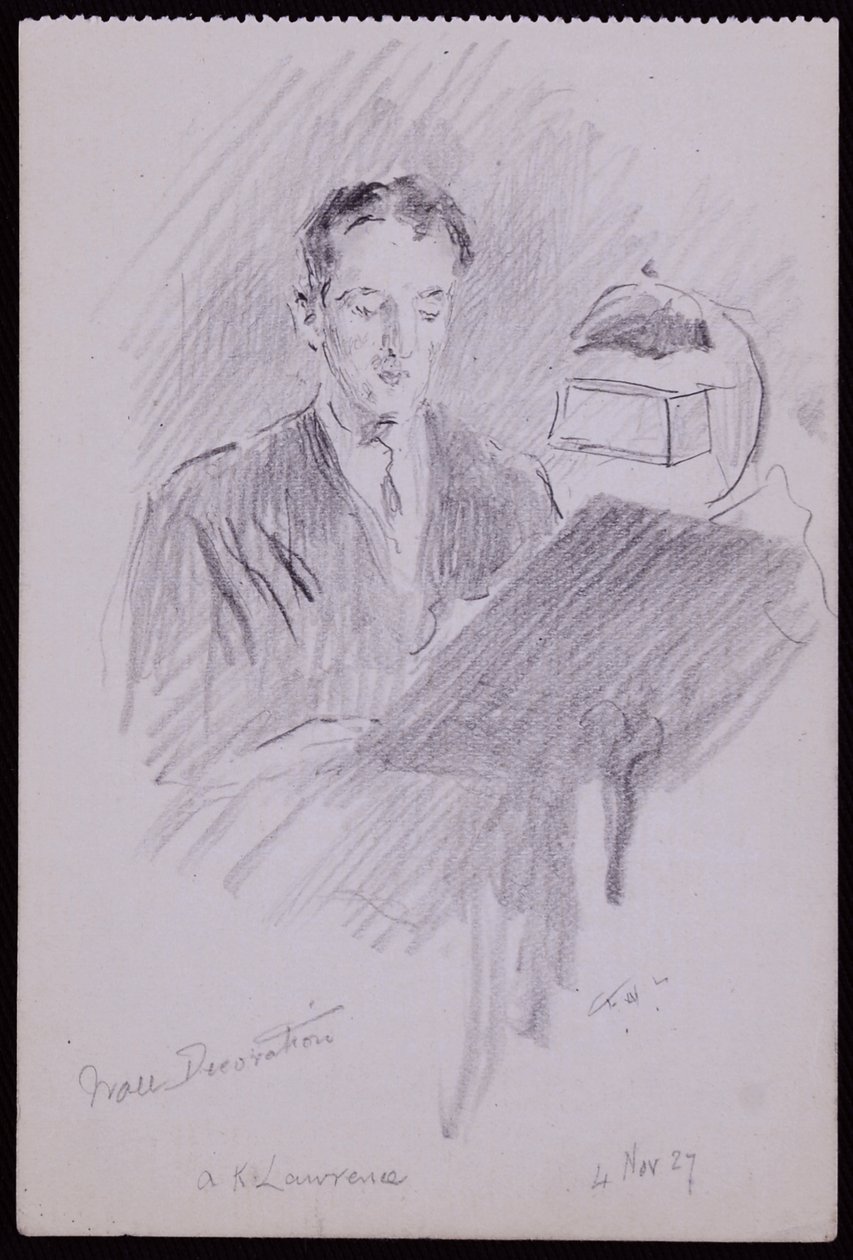 Portrett av AK Lawrence av Francis Wilfred Lawson