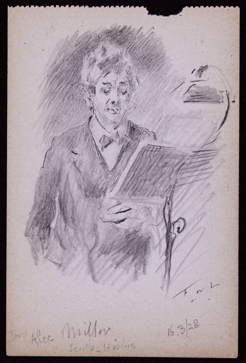 Portrett av Alec Miller av Francis Wilfred Lawson