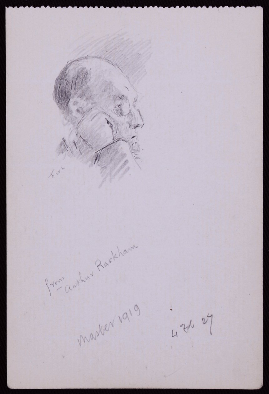 Portrett av Arthur Rackham av Francis Wilfred Lawson