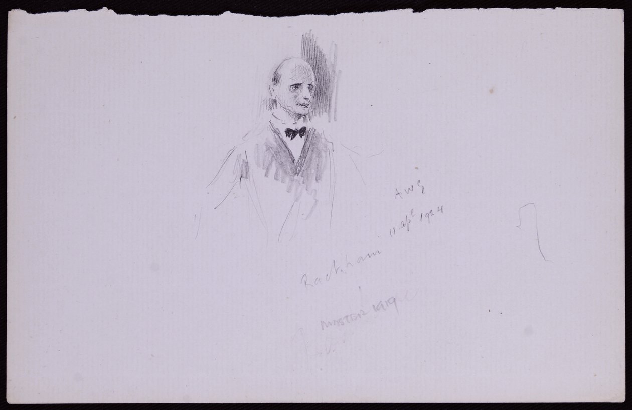 Portrett av Arthur Rackham av Francis Wilfred Lawson