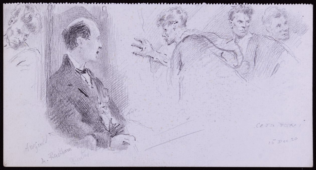 Portrett av Arthur Rackham av Francis Wilfred Lawson