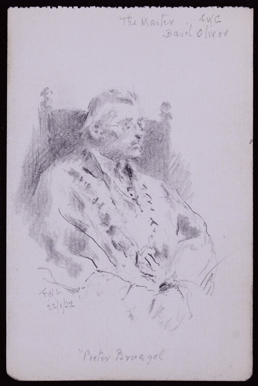 Portrett av Basil Oliver av Francis Wilfred Lawson