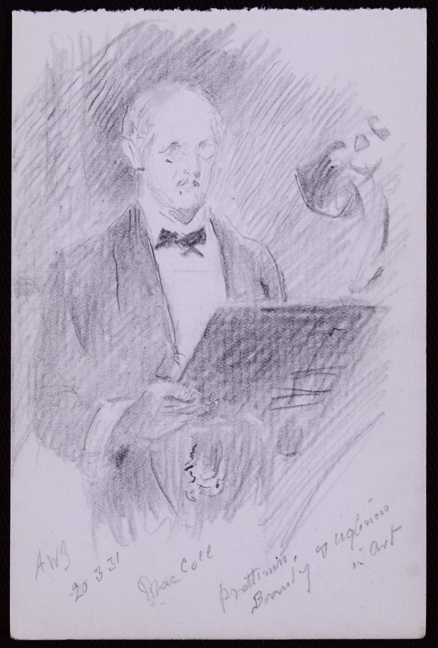 Portrett av DS MacColl av Francis Wilfred Lawson