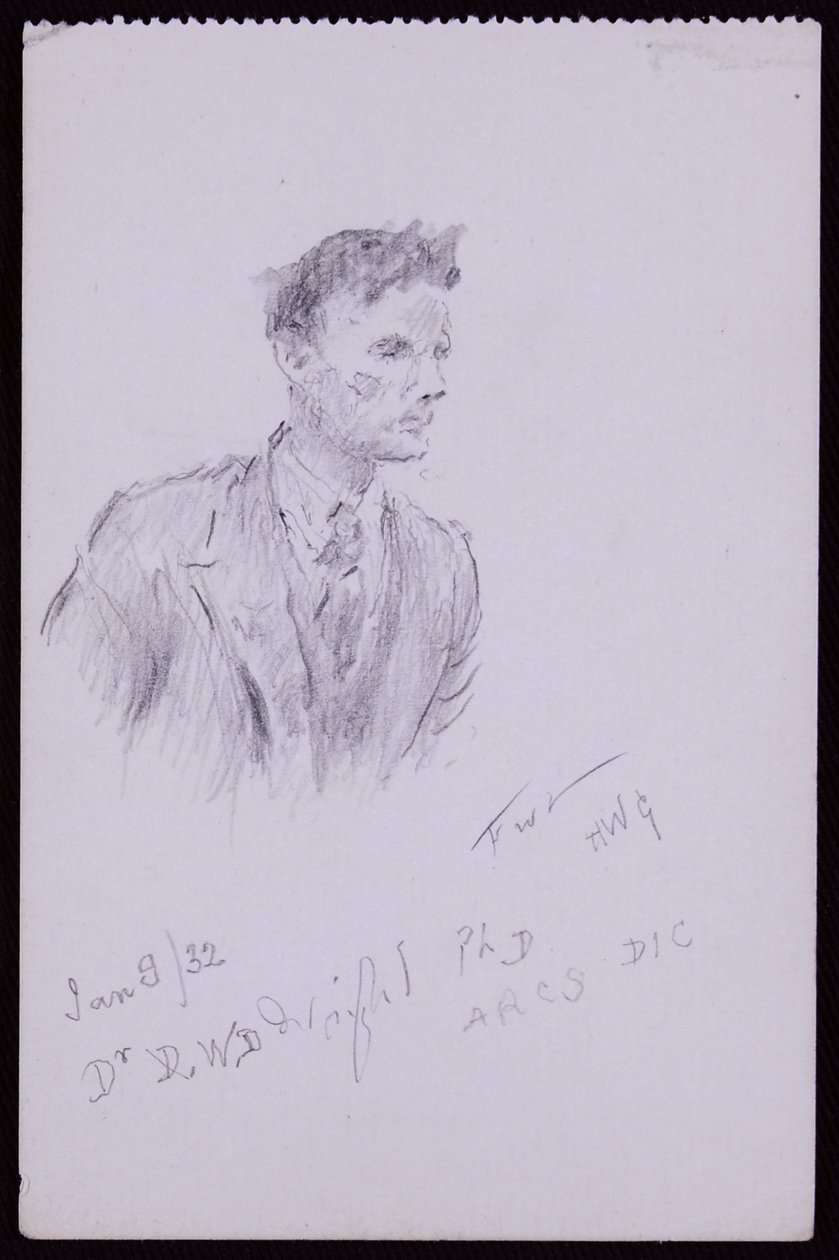 Portrett av Dr.DWD Wright av Francis Wilfred Lawson