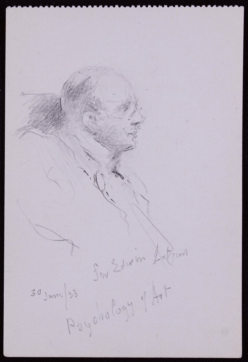 Portrett av Edwin Lutyens av Francis Wilfred Lawson