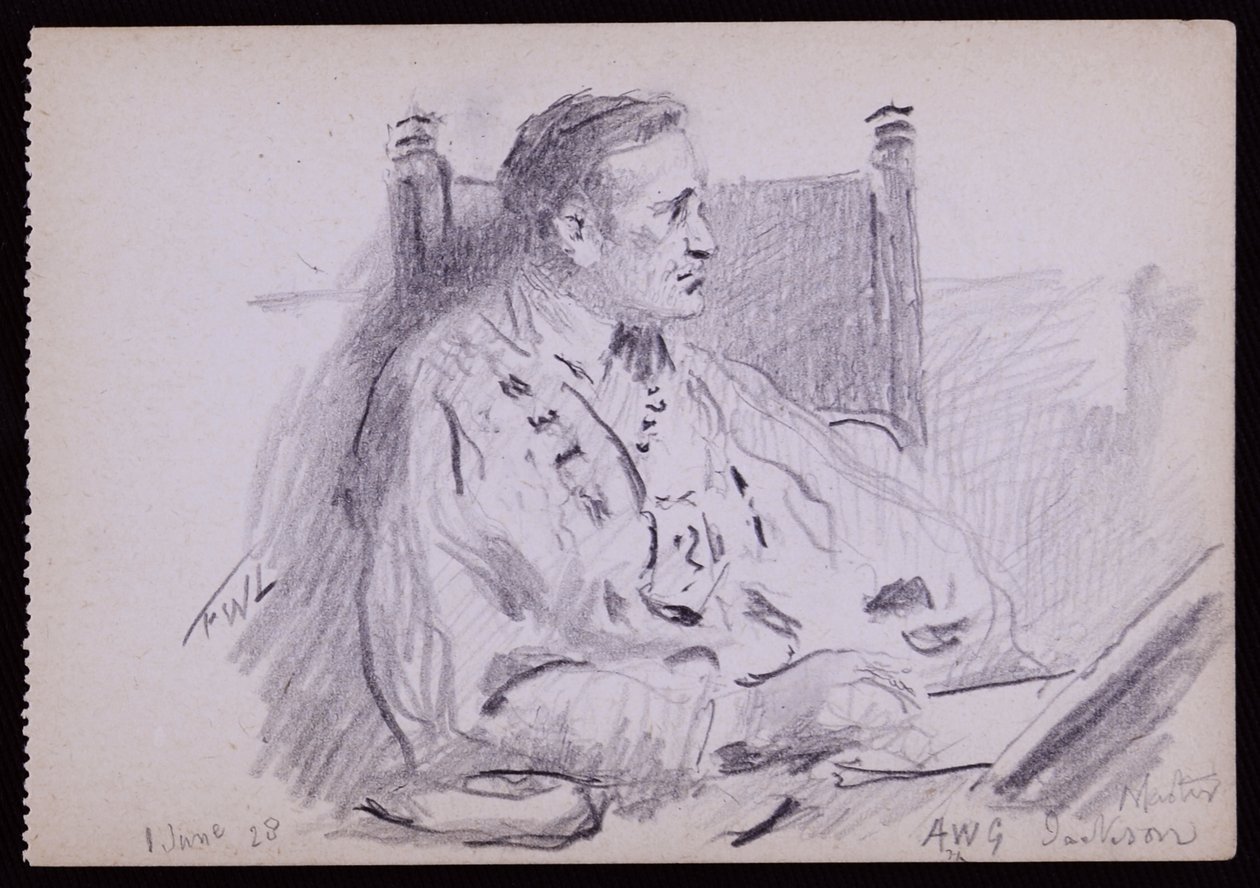 Portrett av Ernest Jackson av Francis Wilfred Lawson
