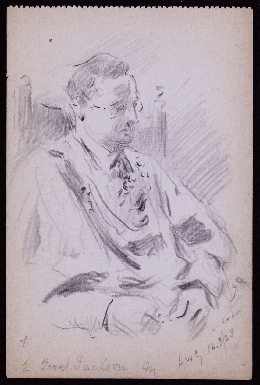 Portrett av Ernest Jackson av Francis Wilfred Lawson