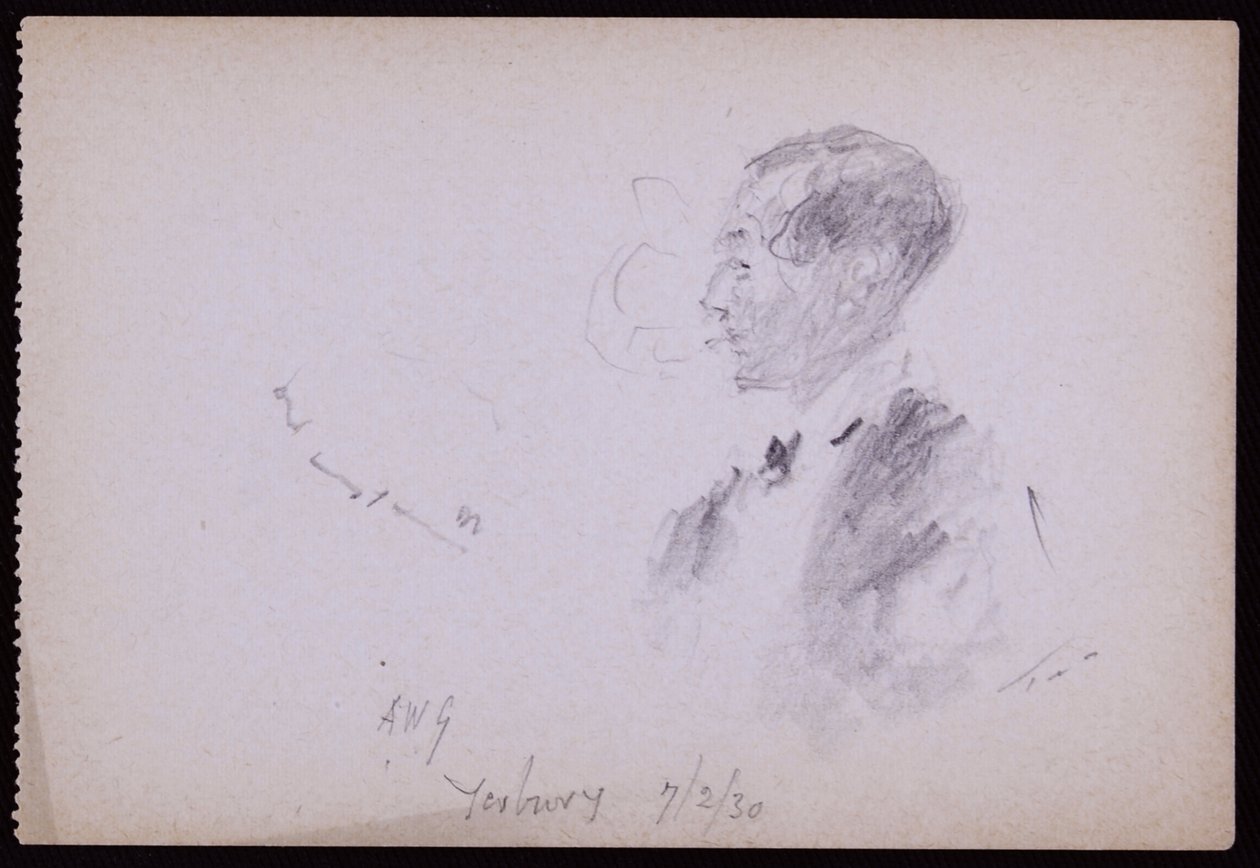 Portrett av FR Yerbury av Francis Wilfred Lawson