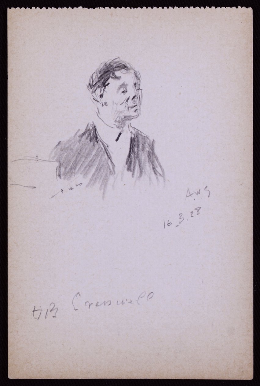 Portrett av HB Cresswell av Francis Wilfred Lawson