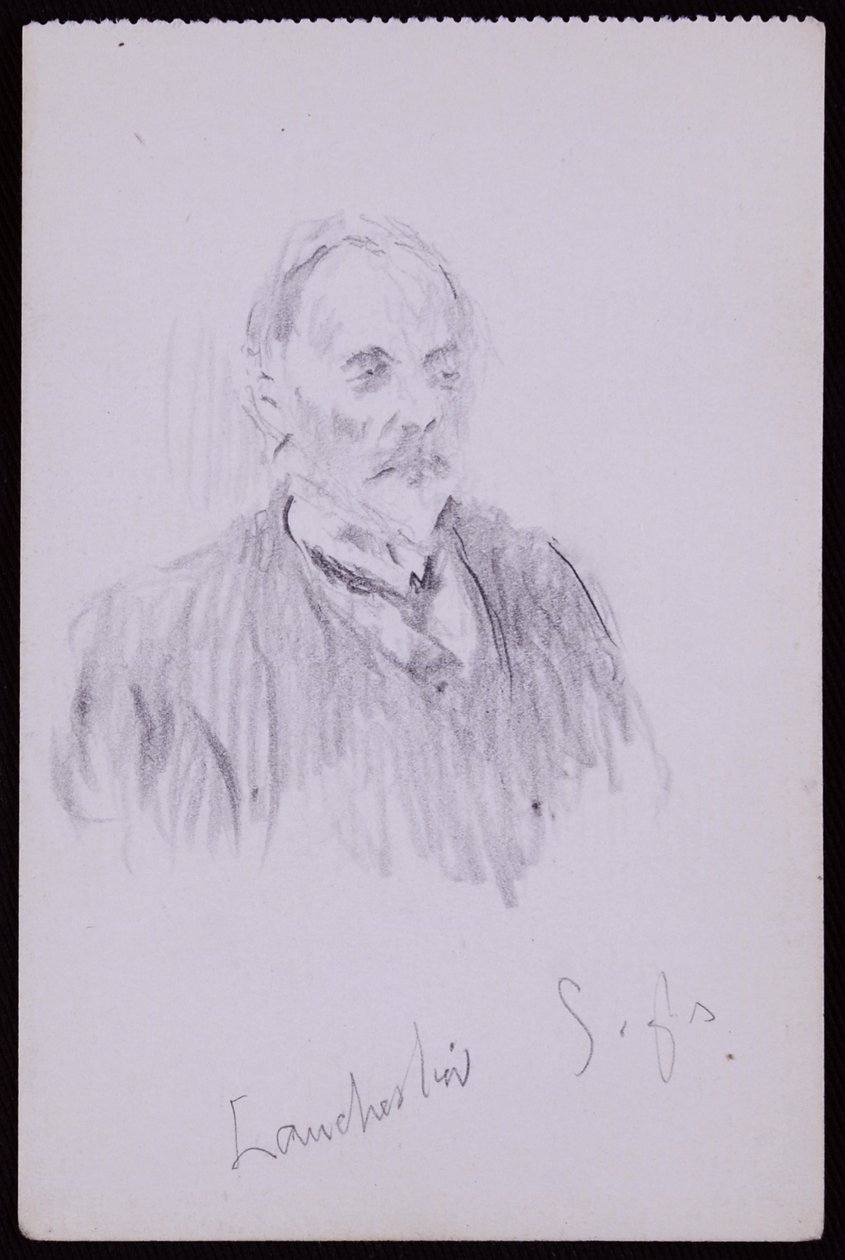 Portrett av HV Lanchester av Francis Wilfred Lawson