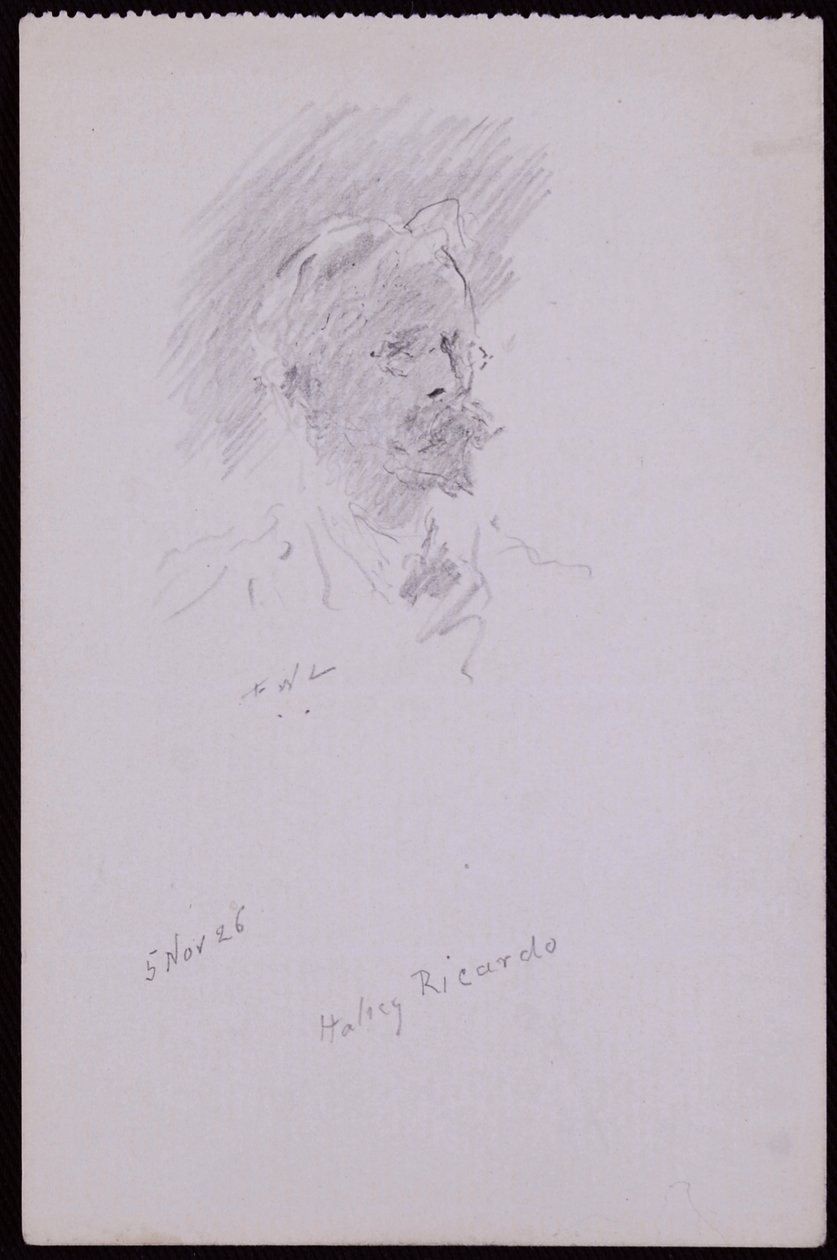 Portrett av Halsey Ricardo av Francis Wilfred Lawson