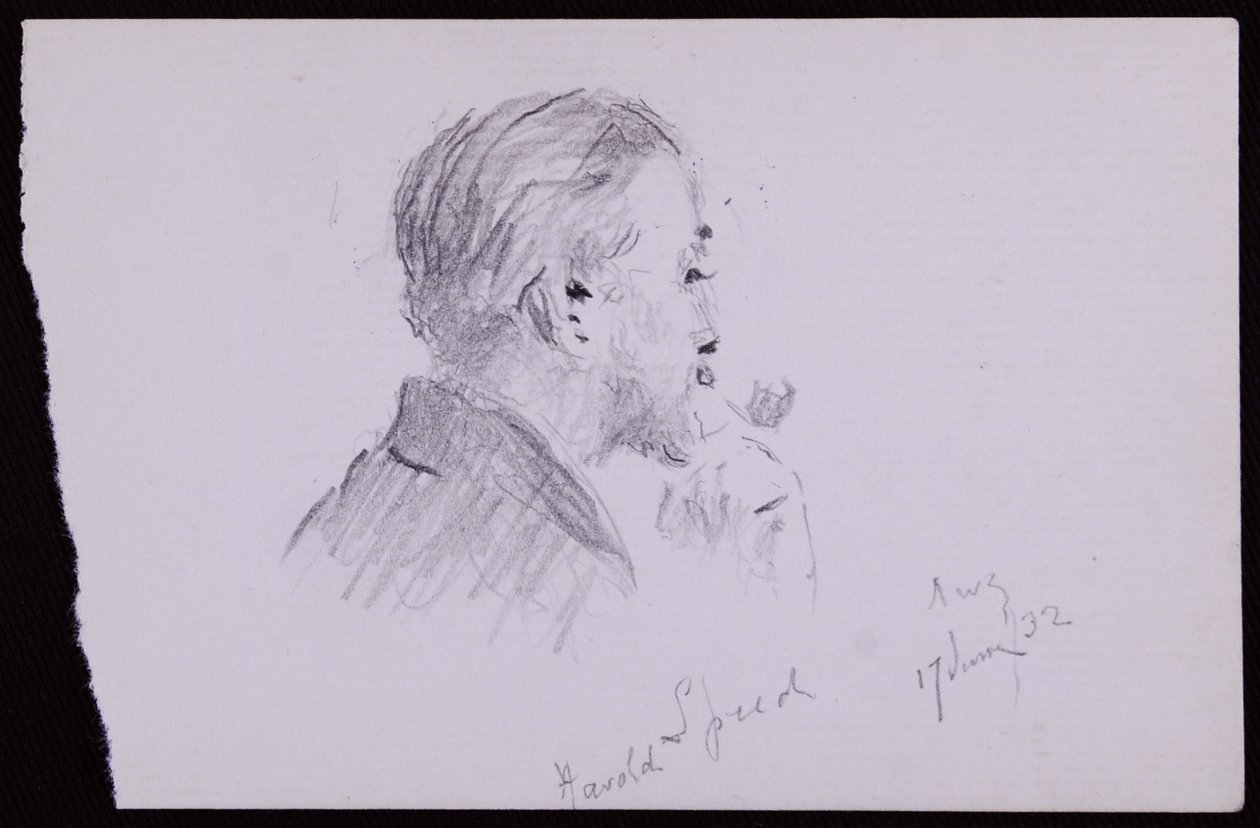 Portrett av Harold Speed av Francis Wilfred Lawson