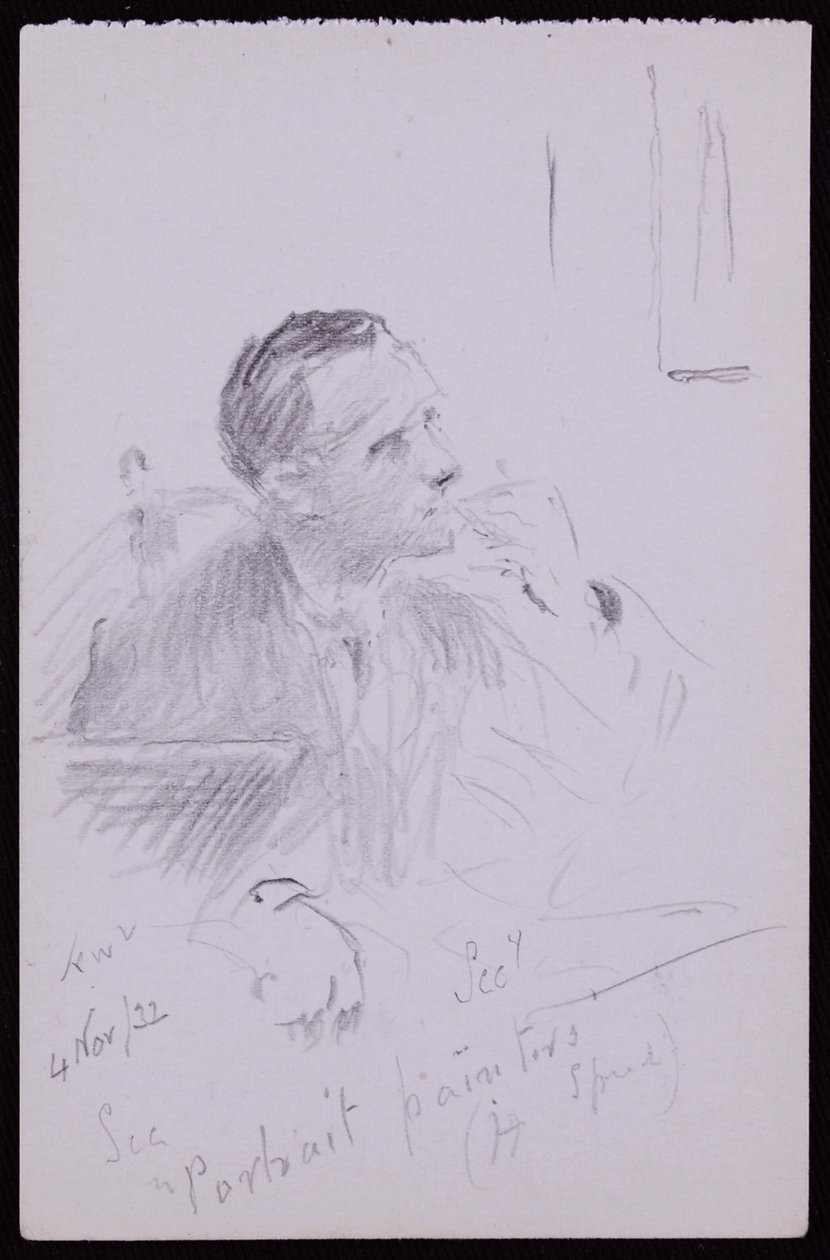 Portrett av Harold Speed av Francis Wilfred Lawson