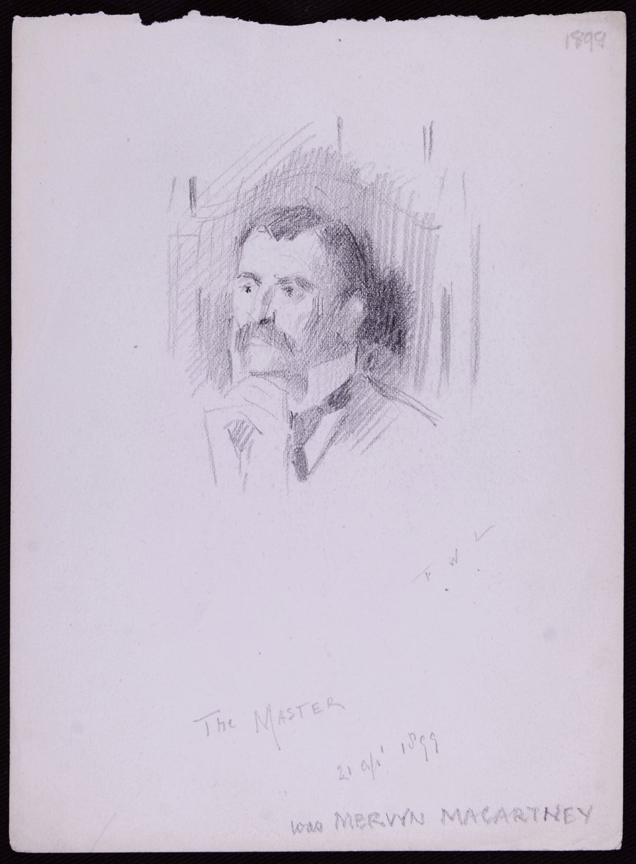 Portrett av Mervyn Macartney av Francis Wilfred Lawson