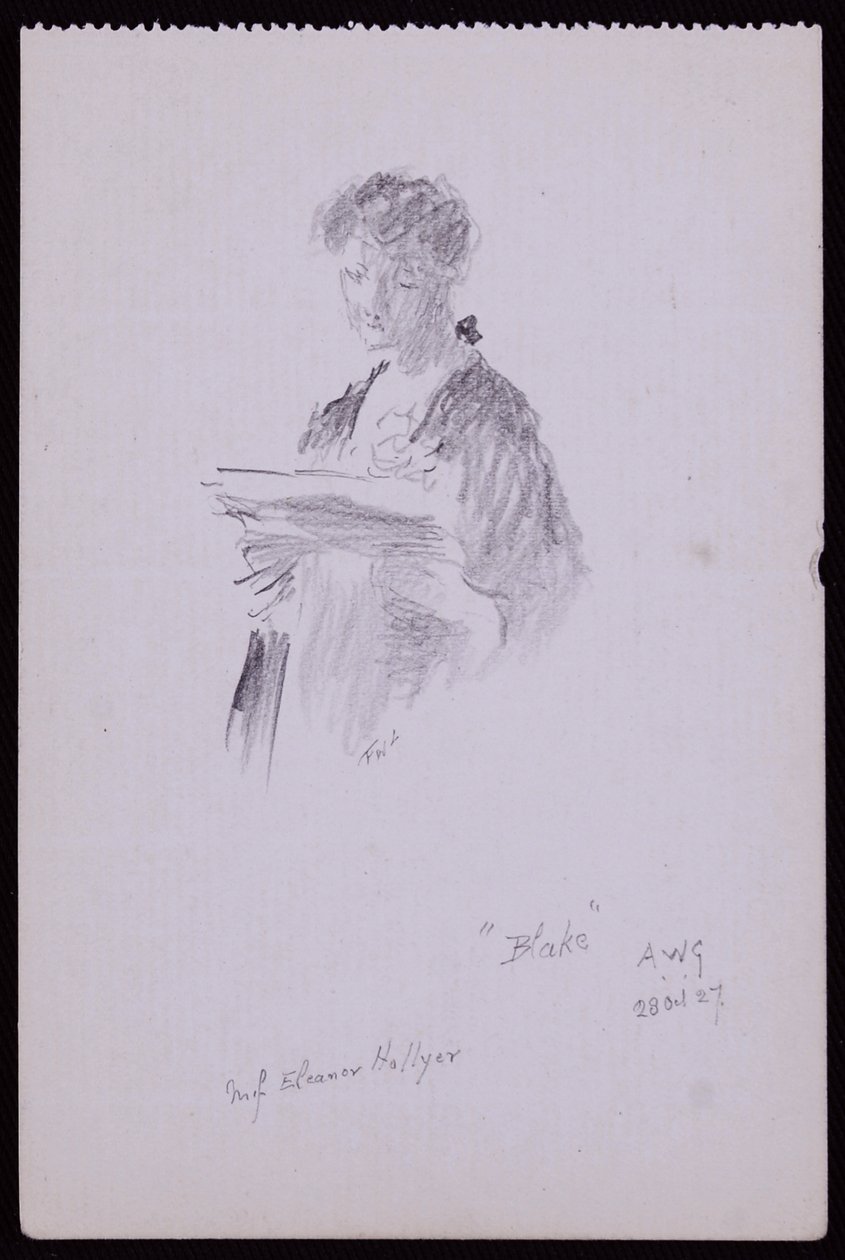 Portrett av frøken Eleanor Hellyer av Francis Wilfred Lawson