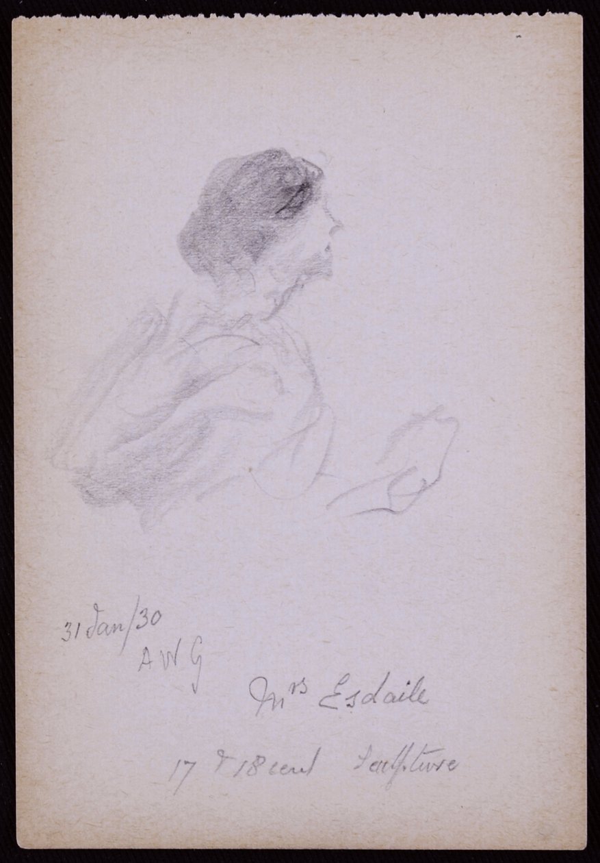 Portrett av fru Arundel Esdaile av Francis Wilfred Lawson