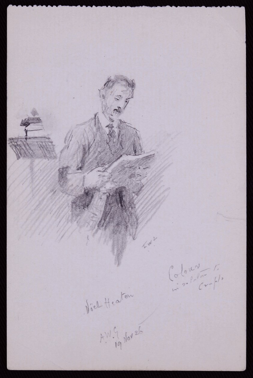 Portrett av Noel Heaton av Francis Wilfred Lawson